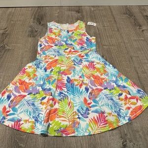 New Children’s Place Dress XL 14 Floral OC17